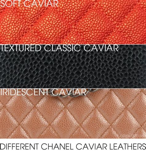 types of chanel leather.